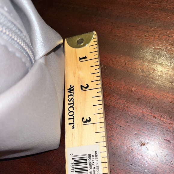 BVLGARI travel cosmetic bag silver NWOT designer case small size - Picture 11 of 11